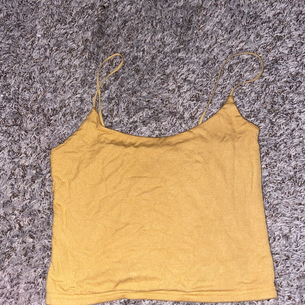 Yellow tank top!
